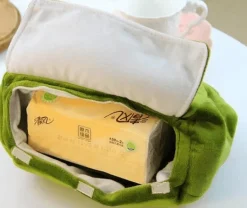 Taschentuchbox mit Froschmotiv – Niedlicher Taschentuchhalter mit Froschmotiv