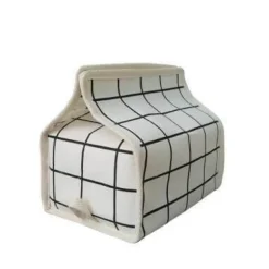 Taschentuchhalter aus Baumwollleinen – Dekorativer Organizer im japanischen Stil