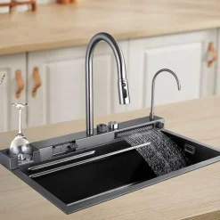 Tassenspüler mit Wabenstruktur – Prime Flow Wasserfall-Spülsystem