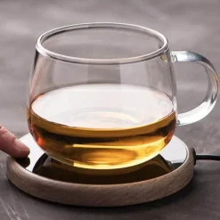 Tassenwärmer-Untersetzer aus Keramik – eleganter Getränkewärmer