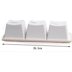 Tastatur-Becher-Set – Strg + Alt + Entf, Teetassen, 3 Stück