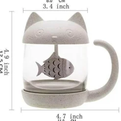 Teebecher mit Filter – Süße Teetasse zum Aufbrühen