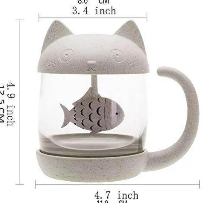 Teebecher mit Filter – Süße Teetasse zum Aufbrühen