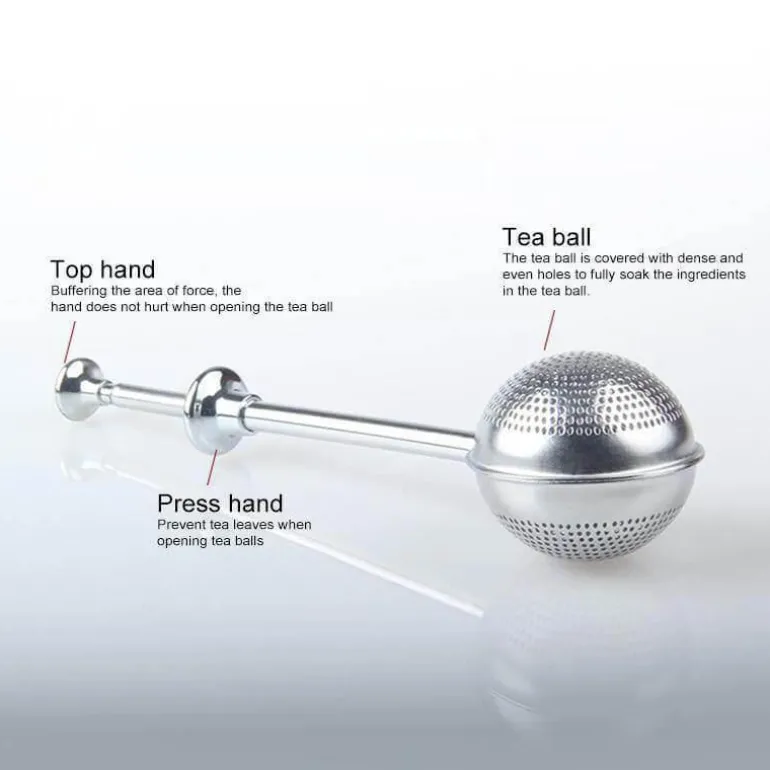 Tee-Ei aus Edelstahl – langlebiger Teefilter für losen Tee