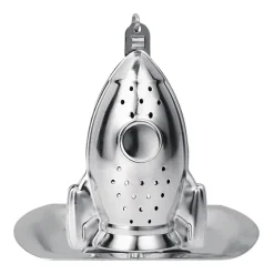 Tee-Ei aus Edelstahl – Raketenförmiger Filter