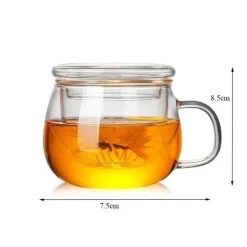 Tee-Ei aus Glas – 350 ml Trinkgeschirr für das Home Office