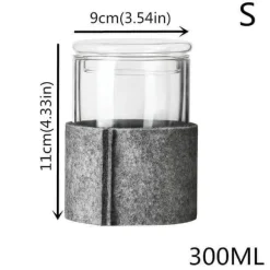 Tee-Ei aus Glas mit Holzdeckel – Kreatives Brühwerkzeug