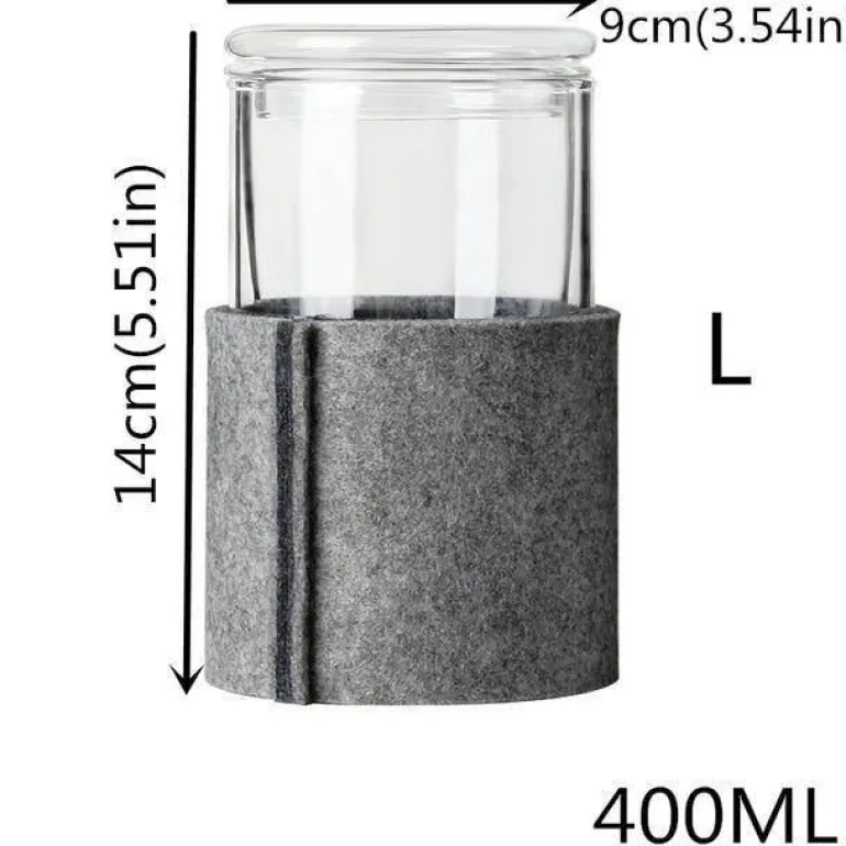Tee-Ei aus Glas mit Holzdeckel – Kreatives Brühwerkzeug