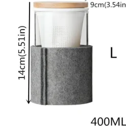 Tee-Ei aus Glas mit Holzdeckel – Kreatives Brühwerkzeug