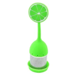 Tee-Ei aus Silikon – Kaffee-Gewürzsieb aus Edelstahl