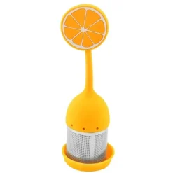 Tee-Ei aus Silikon – Kaffee-Gewürzsieb aus Edelstahl