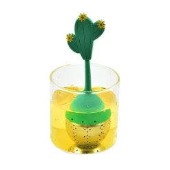 Tee-Ei aus Silikon – Kaffee-Gewürzsieb aus Edelstahl