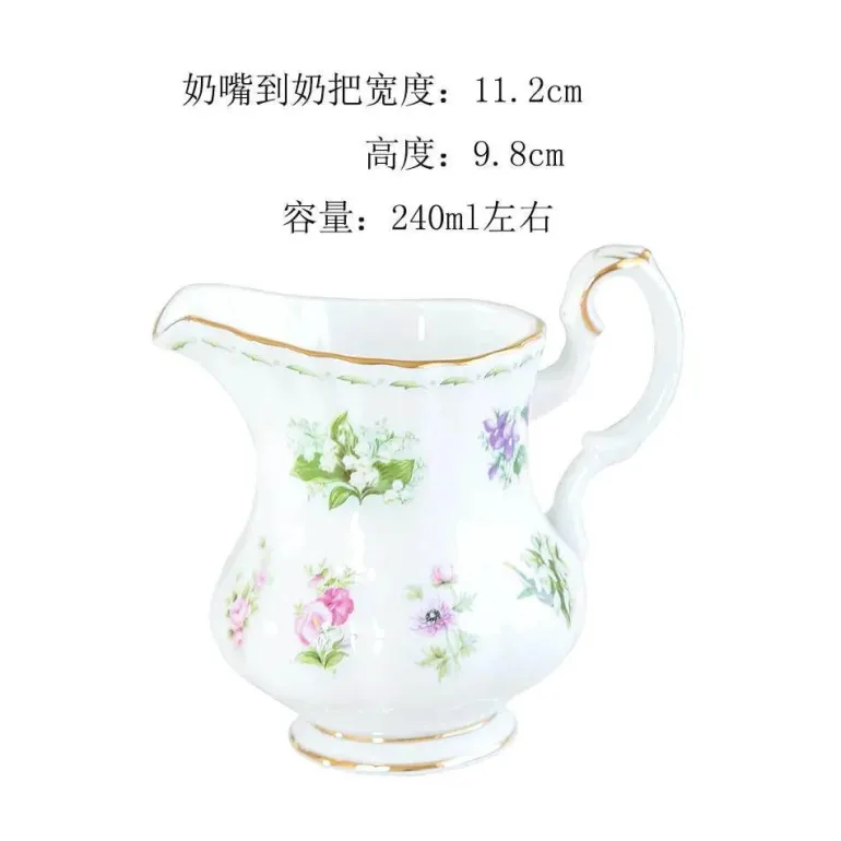 Teegeschirr-Set „Blume des Monats“ – Elegantes Trinkgeschirr für Zuhause und die Küche