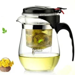 Teekanne aus Glas – auslaufsicherer Premium-Brühbehälter