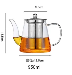 Teekanne aus Glas – Oolong-Kräutertee-Kaffeemaschine