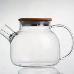 Teekanne aus Glas mit Teesieb – 1000 ml, hitzebeständiger Teebereiter