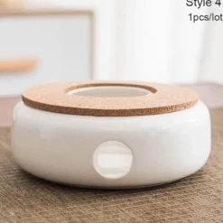 Teekannen-Kerzenwärmer aus Keramik – tragbares Mini-Design