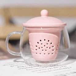 Teekannen-Set aus Glas – hitzebeständiges Keramik-Teesieb für Pu-Erh-Tee