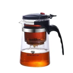 Teekessel aus Glas mit Sieb – Premium-Brühgerät für Tee und Kräutergetränke