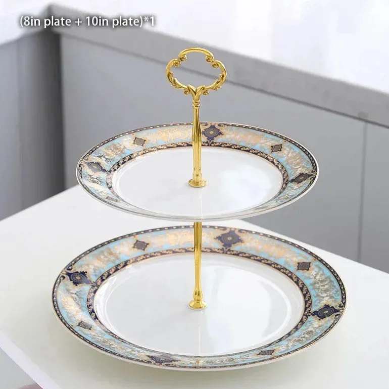 Teeservice aus Bone China – Elegantes europäisches Porzellan-Teegeschirr