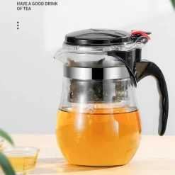 Teeservice aus Glas – 900 ml Wasserkocher mit Teesieb und Gaiwan-Kännchen