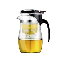 Teeservice aus Glas – 900 ml Wasserkocher mit Teesieb und Gaiwan-Kännchen