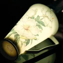 Teetassen-Set aus Bone China mit Blumenmuster – elegantes europäisches Design mit Löffel