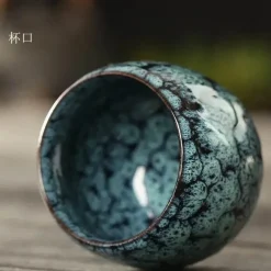 Teetassen-Set aus Keramik – Kung-Fu-Tassen aus Porzellan im Eierstil