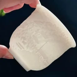 Teetassen-Set aus Knochenporzellan mit Ziegenmotiv – süße Keramiktassen mit Fat-Jade-Design