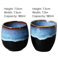 Teetassen-Set aus Porzellan – Elegante Espressotassen aus Keramik