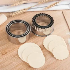 Teigtaschenausstecher-Set aus Edelstahl – Unverzichtbare Teigwerkzeuge für perfekt geformte Teigtaschen