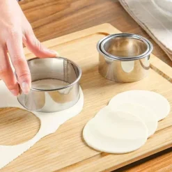 Teigtaschenausstecher-Set aus Edelstahl – Unverzichtbare Teigwerkzeuge für perfekt geformte Teigtaschen