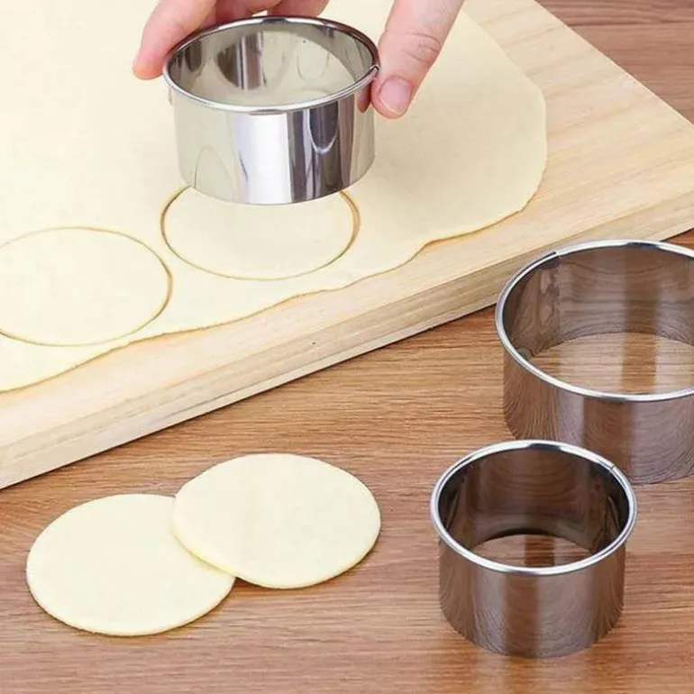 Teigtaschenausstecher-Set aus Edelstahl – Unverzichtbare Teigwerkzeuge für perfekt geformte Teigtaschen