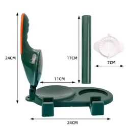 Teigtaschenformer-Set – 3-in-1-Teigpresswerkzeug für einfaches Kochen