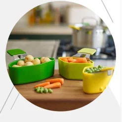 3-teiliges Dampfgarer-Set – Praktische Kochutensilien für die Küche