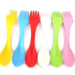 6-teiliges Outdoor-Göffel-Set – Camping-Utensilien für Wanderungen und Picknicks