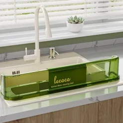 Teleskop-Aufbewahrungsregal für die Küchenspüle – spritzwassergeschützter Organizer