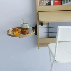 Teleskop-Couchtisch zur Wandmontage – platzsparender Mini-Tisch