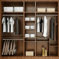 Teleskop-Garderobenstange aus Edelstahl zum Aufhängen von Kleidung und Vorhängen