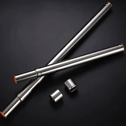 Teleskop-Garderobenstange aus Edelstahl zum Aufhängen von Kleidung und Vorhängen