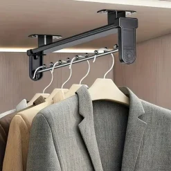 Teleskop-Hosenbügel – Platzsparender Metall-Organizer für den Kleiderschrank