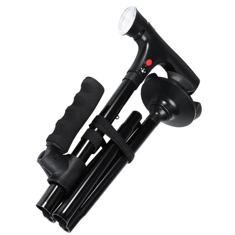 Teleskop-LED-Gehstock - Sicherheitsalarmstock