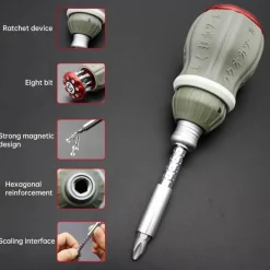Teleskop-Magnetschraubendreher-Set – Tragbares Werkzeug mit einstellbarer Länge
