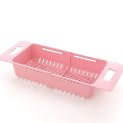 Teleskop-Spülbeckenkorb - Verstellbares Obstsieb