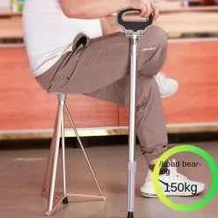 Teleskop-Wanderstocksitz - Tragbares Outdoor-Campingzubehör