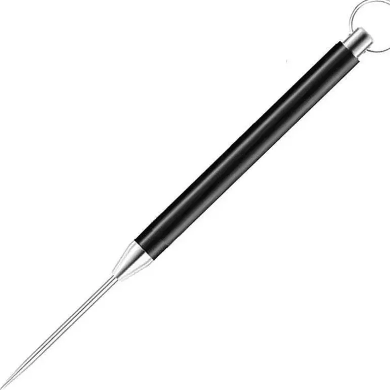 Teleskop-Zahnstocher-Schlüsselanhänger – Titan Pick Gadget Tool