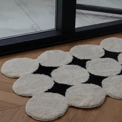 Teppich mit Kreismuster – dekorativer Akzent für Ihr Zuhause