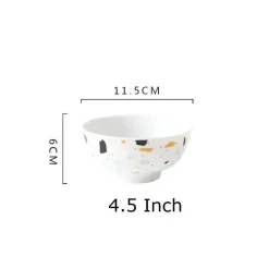 Terrazzo-Keramik-Geschirrset – Moderne Geschirrkollektion