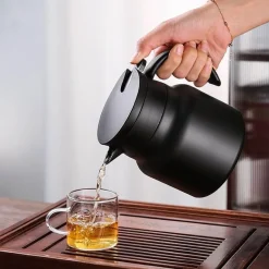 Thermal Wave Elegante Teekanne aus Edelstahl