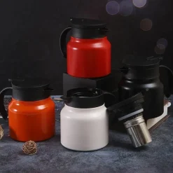 Thermal Wave Elegante Teekanne aus Edelstahl